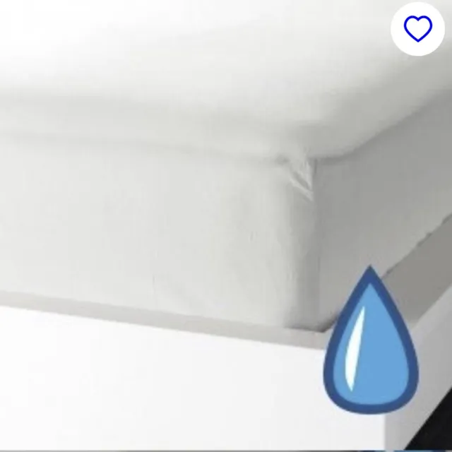 Home bedding Waterdicht Matrasbeschermer-Hoeslakenbadstof-Antibacteriëel-Rondom Elastiek -Wit - 2Pesoons- Lits-jumeaux -XL 190x200-cm