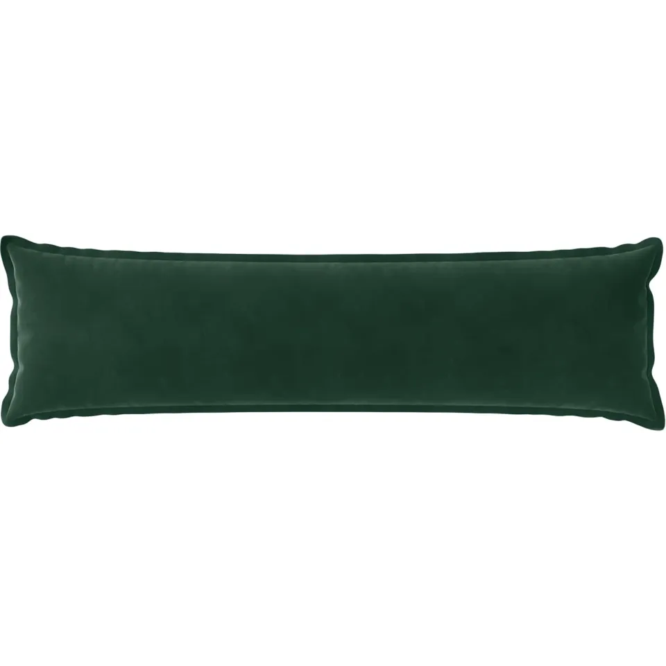 vidaXL Kussensloop HOUTEN Donkergroen 40 x 145 cm Fluweel