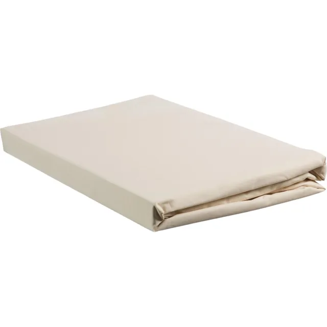 Beddinghouse Percale; Katoen - Split-topper - Hoeslaken - 140x200 cm - Natural