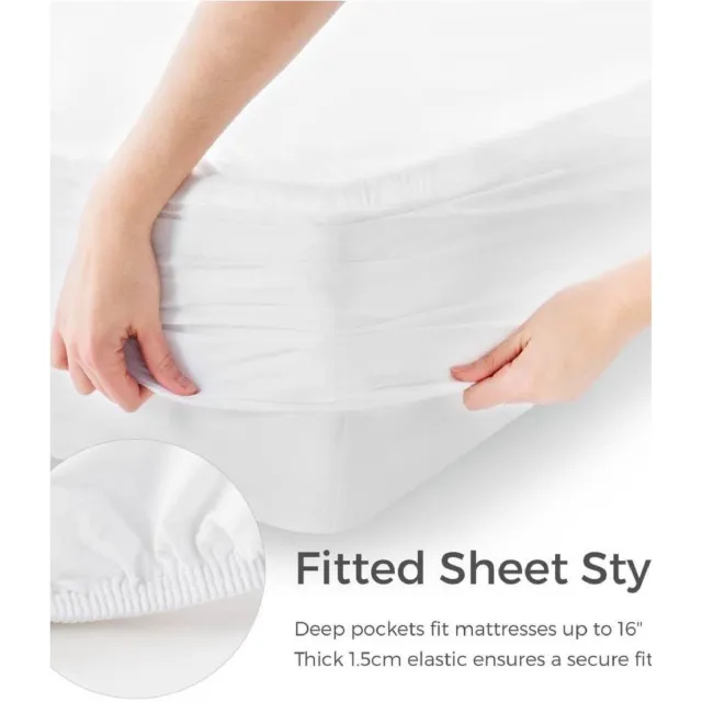 Comfort and Care Apparel Comfort & Care Apparel | Matrasbeschermer | Hoeslaken | incontinentie | Wasbaar | 140 x 200 x 30 cm Wit