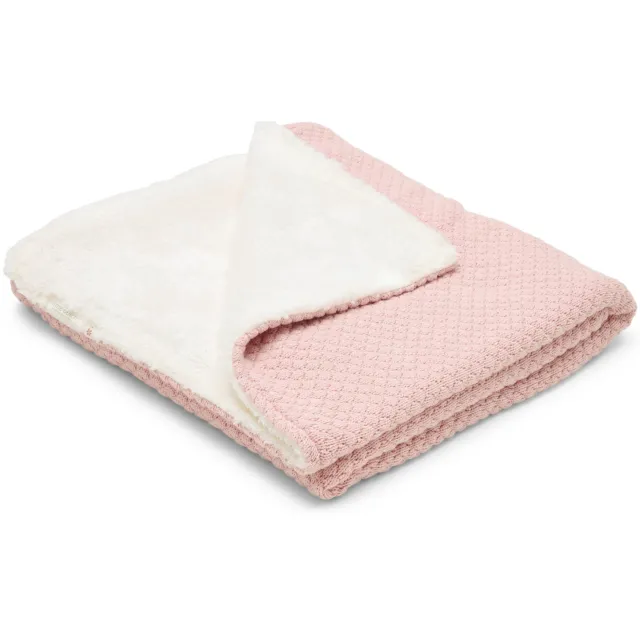 Little Dutch wiegdeken gebreid Pure Blossom roze
