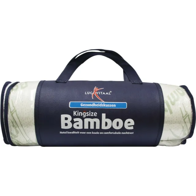 Lucovitaal 6x Lucovitaal Bamboe Kussen Wit