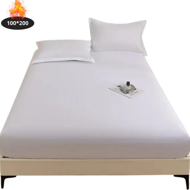 Nivard Waterdicht Hoeslaken - Beddengoed - Fitted Sheet - Bed - Wit 100x200