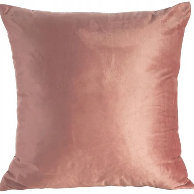 Eurofirany Decoratieve Kussensloop ROSA 40x40 Donkerroze Velours