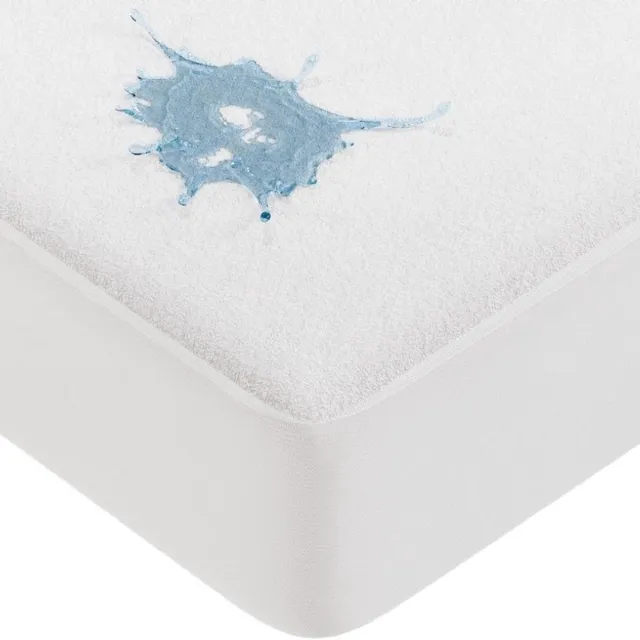 Famanu Matrasbeschermers set van 2 waterdicht 180x200x30 cm ademend en anti mijt