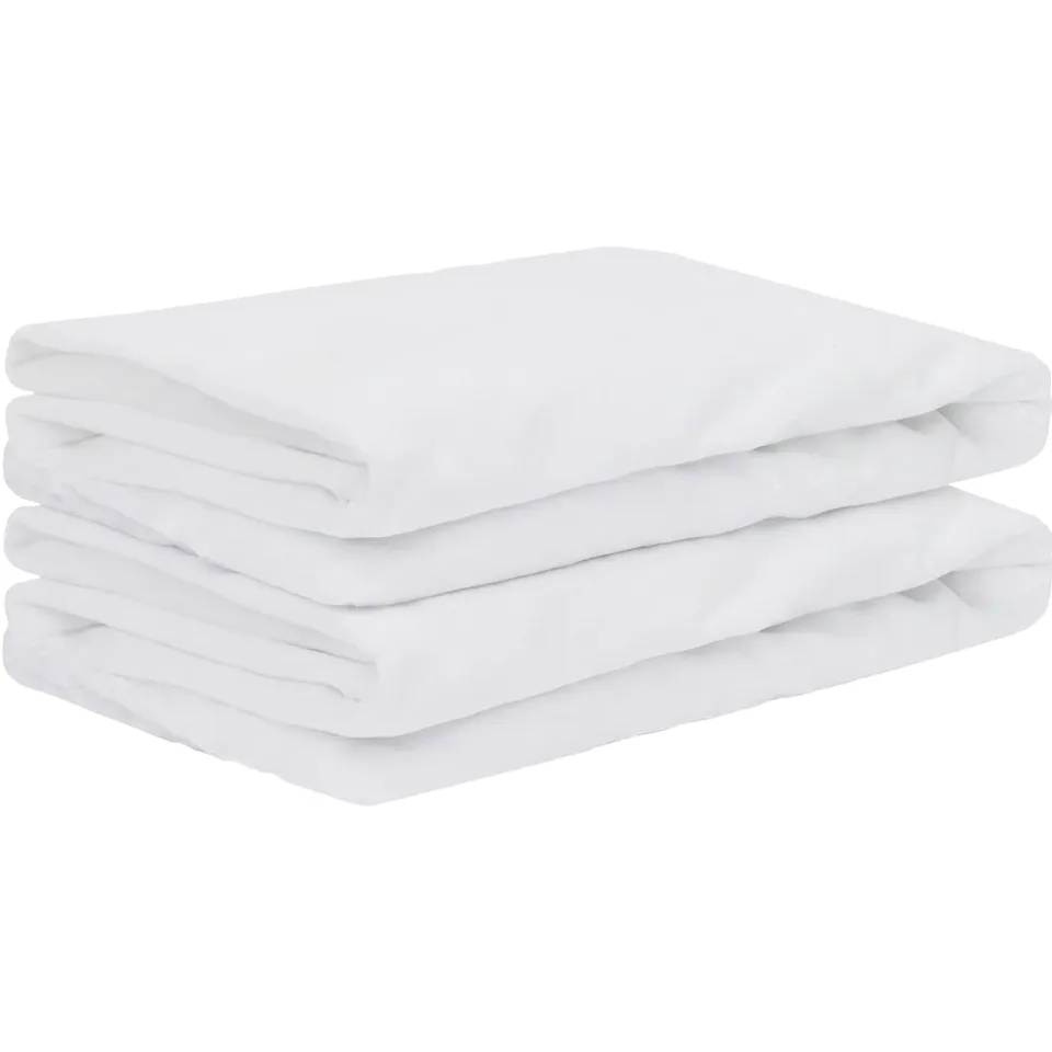 vidaXL Matrasbeschermer 2 st 180 x 200 cm Waterdicht Wit