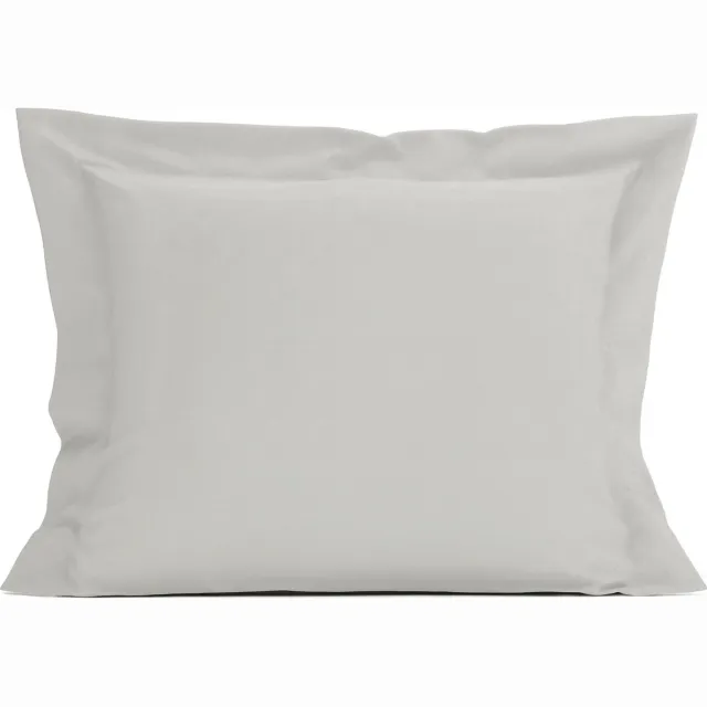 Heckettlane Kussensloop Elementi - Kussenhoes van 60x70 cm - 1 stuk - 100% Katoen-Satijn - Grijs