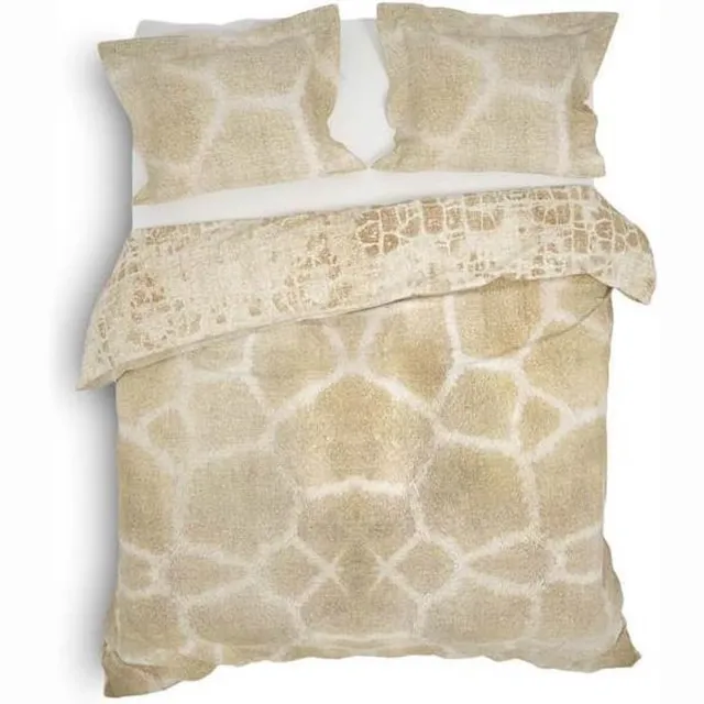 Heckett & Lane Rishi - Dekbedovertrek - 2 kussenslopen - Skin Beige