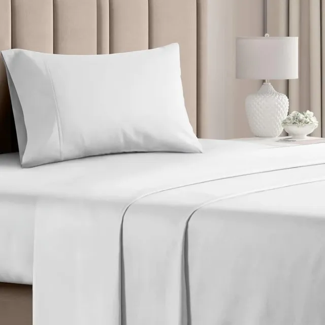 Bedsupplies Katoenen Laken 100% Katoen – Ademend, Zacht & Comfortabel - Wit