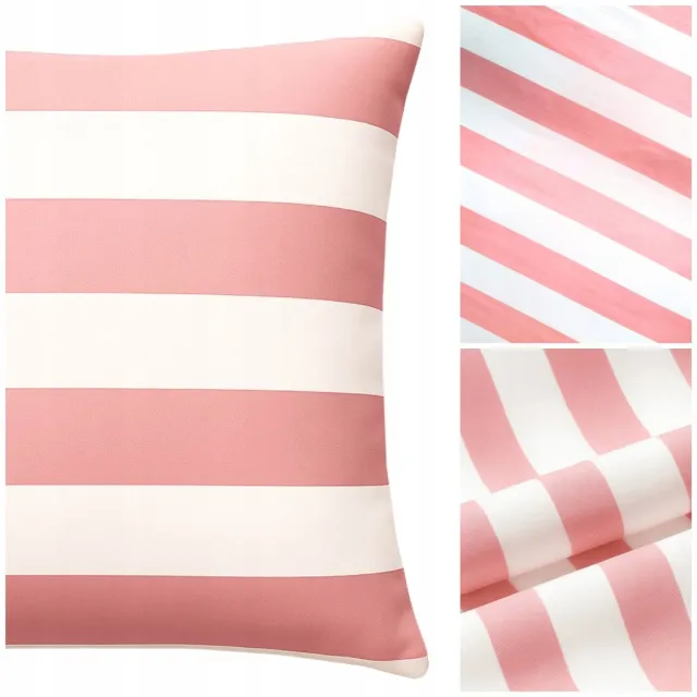 LOZKOHOLICY.PL Decoratieve Microvezel Kussensloop 40x40cm - Roze Gestreept
