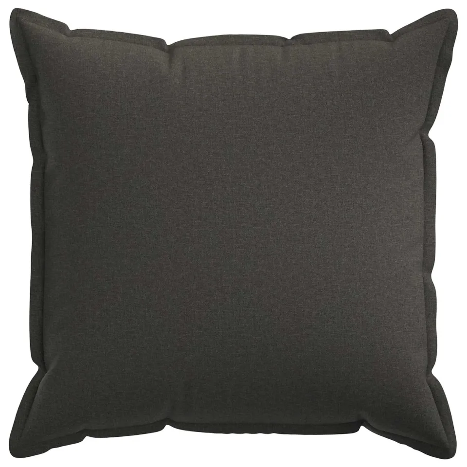 vidaXL Kussensloop 6 st HOUTEN Donkergrijs 55 x 55 cm Faux Linnen