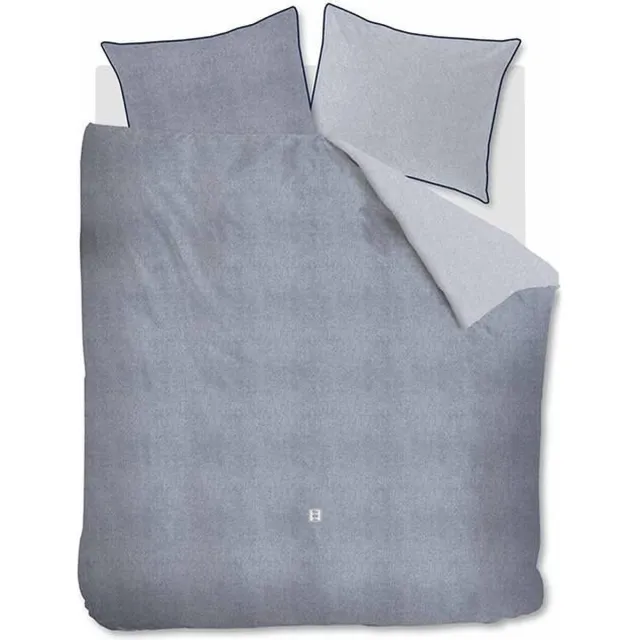 Riviera Maison Gingham Dekbedovertrek - Blue Blauw