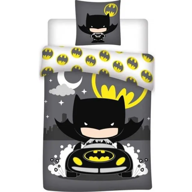 Batman Comic - Dekbedovertrek - 140x200Cm - Polyester Multi