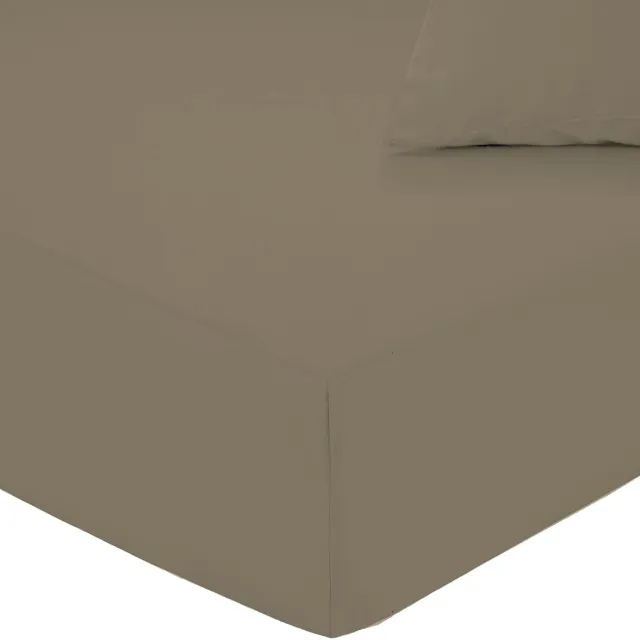 Lekker Snoozen Hoeslaken jersey Katoen - Taupe