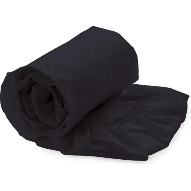 Heckettlane HnL Living - Hoeslaken - Katoen Perkal - 90 x 220 cm - Zwart