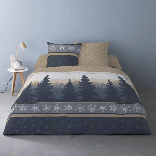 bedlin Dekbedovertrek Flanel - Winter - 240 x 220 cm - Ardennes Multicolor