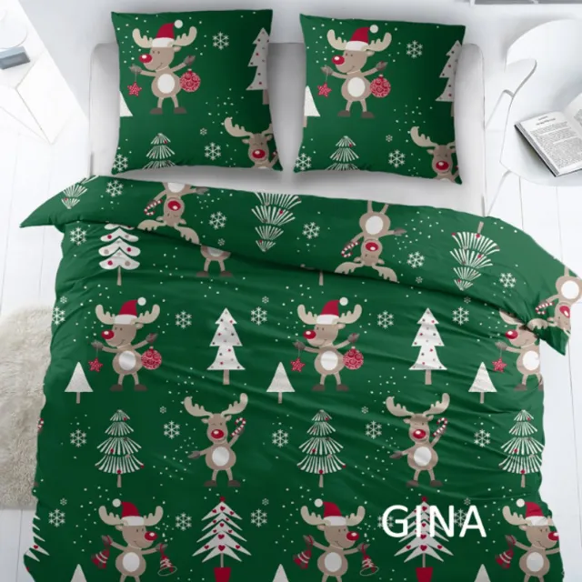 Lekker Snoozen Dekbedovertrek - Lekker Snoozen - Flanel - Gina - Rudolf Groen