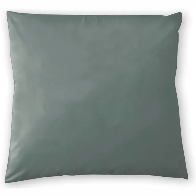 Cinderella 2x Kussensloop met rits - Basic - Set van 2 stuks - 80x80 cm - Groen