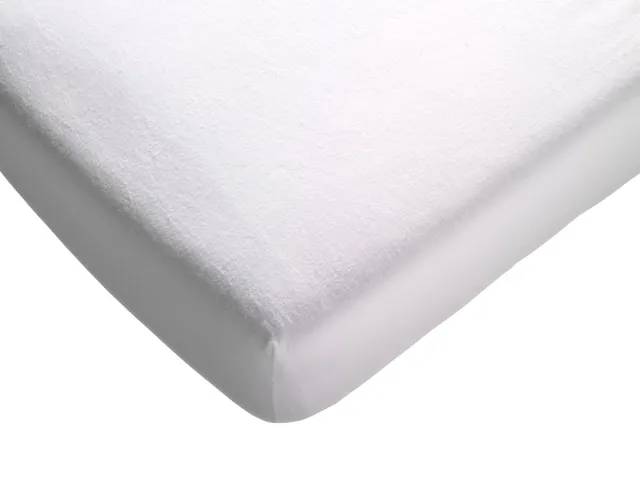 Polydaun molton hoeslaken - topmatras split - splittopper - 140x200 cm - wit