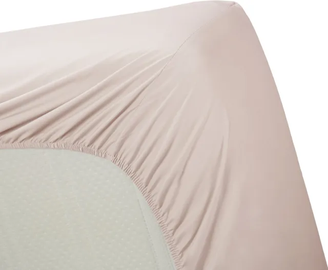Ambiante katoen - Topper Hoeslaken - 80 x 200 cm Pocket depth: 18 cm - Licht roze