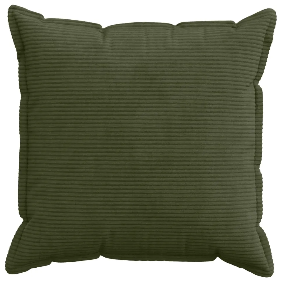 vidaXL Kussensloop 2 st HOUTEN Groen 65 x 65 cm corduroy