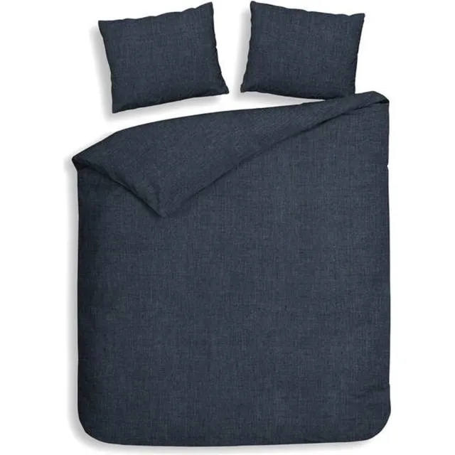 Heckett & Lane Flanel dekbedovertrek Franela (Blue Horizon)
