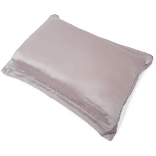 White Lotus 100% Silk Kussensloop Pearl Grey