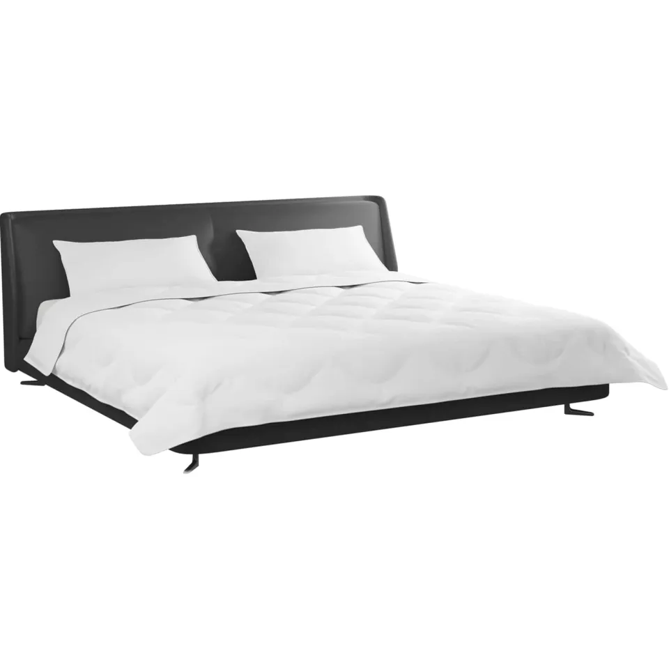vidaXL Winter Dekbed met kussen 3 st Wit Microvezel, foto 2