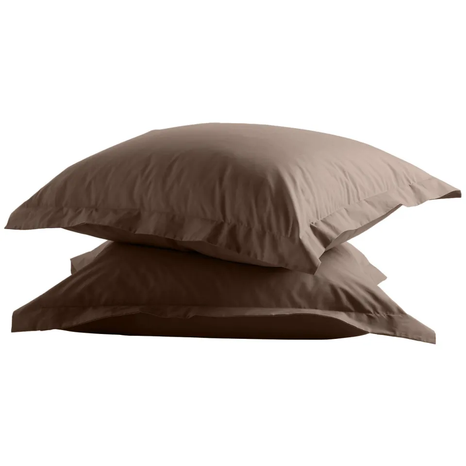Studio LIVIT percale kussensloop donkerbruin, foto 3