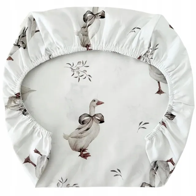 Sroka białoboka Hoeslaken Kinderwagen/Wieg - 100% Katoen - 77x33cm White