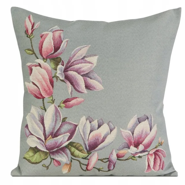 Gobelin Sierkussen Magnolia 45x45 cm - Decoratief en Stijlvol Roze