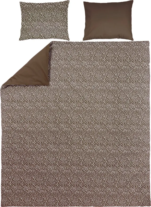 Meyco Home Cheetah/Uni dekbedovertrek tweepersoons - chocolate - 240x200/220cm Cheetah Chocolate