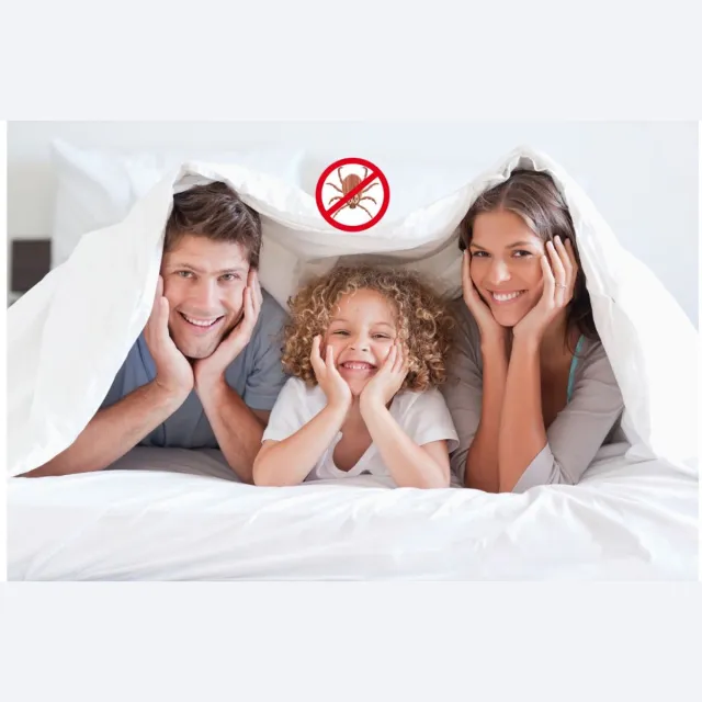 Briljant Care Evolon® Anti-allergie Matrashoes met Ritssluiting – Voor 140x200 tot 20 cm Hoog – Huisstofmijt werend - Oeko-Tex® & ECARF Getest – Huidvriendelijk & Wasbaar Off white