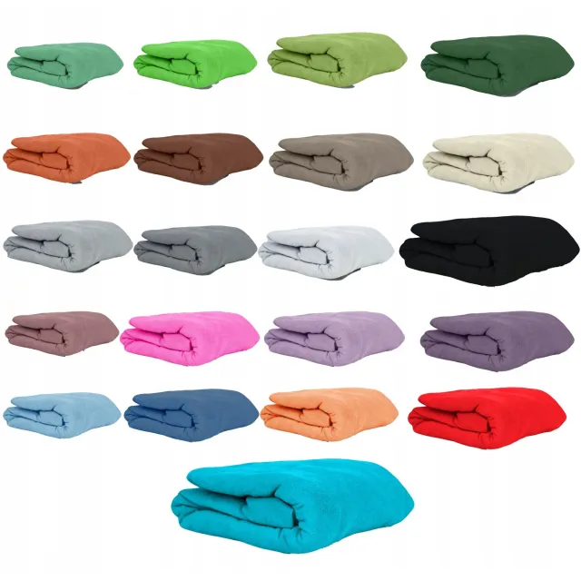Kam-Pol Jersey hoeslaken met elastiek 90x160 cm - Diverse kleuren