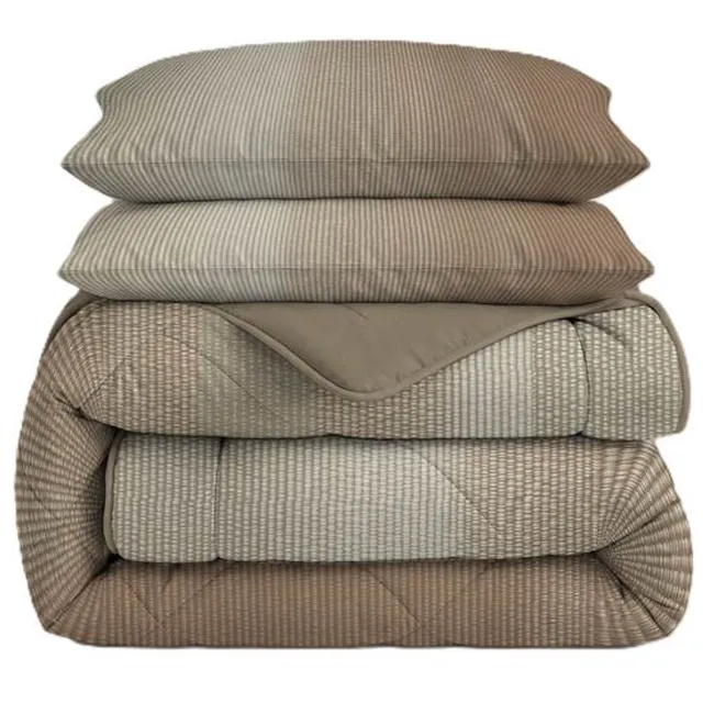 Vellora Sisal wasbaar dekbed - Lits-jumeaux - 240x220 cm - Oranje