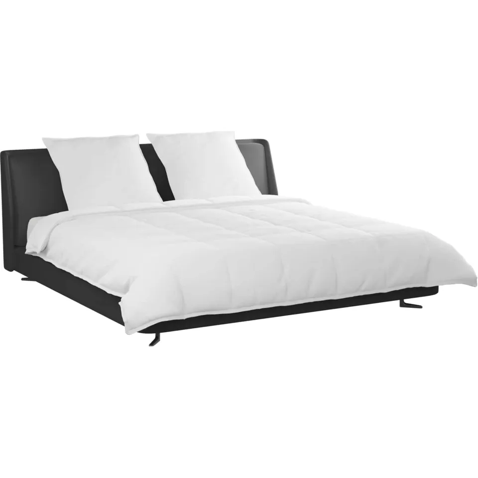 vidaXL Dekbed Set met kussen 3 st Wit Donsveertjes, foto 2