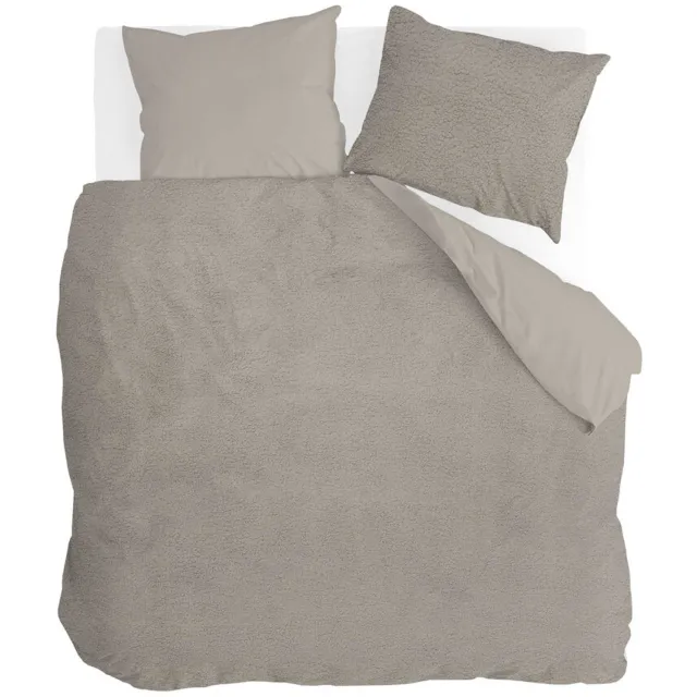BYRKLUND Dekbedovertrek Favorite Fuzzle - 100% Polyester - Taupe, foto 2