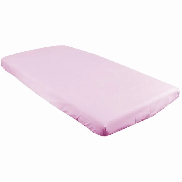 Babylux Hoeslaken 100% Katoen voor Kinderbedje 60x120cm - Roze