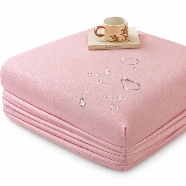 SWGOTA Waterdichte matrasbeschermhoes 140 x 200 cm - Roze geborstelde stof - Hoeslakenmodel voor matrassen tot 30 cm hoog - 1 stuk