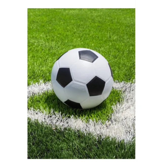 Cadebo Plaid fleecedeken voetbal 100 x 140 cm Groen