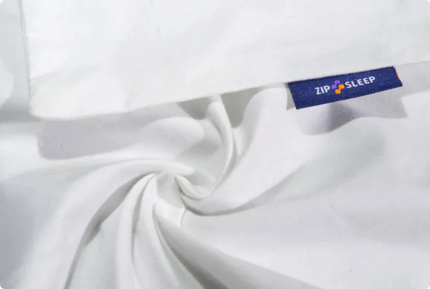 Zipsleep kussensloop voor Travel Pillow wit, foto 3