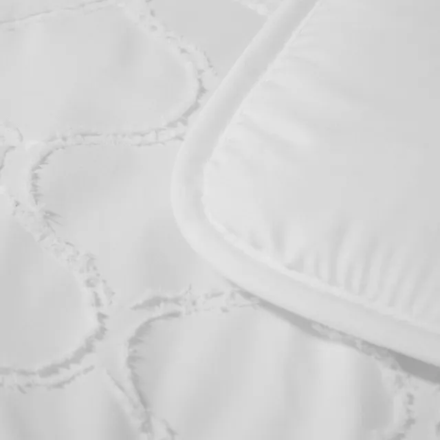 Zydante Eazzzy Dekbed Zonder Overtrek - Tufted Curve - 400 GSM - Hoesloos Dekbed - Warmteklasse 3 Wit