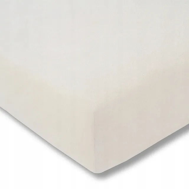 Estella Velours Hoeslaken 100x200 cm - Zacht & Warm - Beige