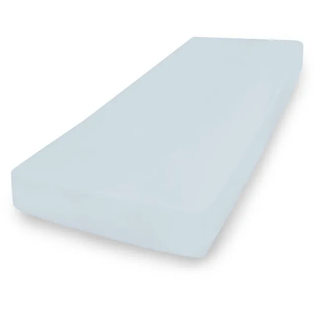 Matex Jersey PREMIUM - Hoeslaken - 180x200 cm - 100% Katoen - Oeko-Tex Gecertificeerd Blauw