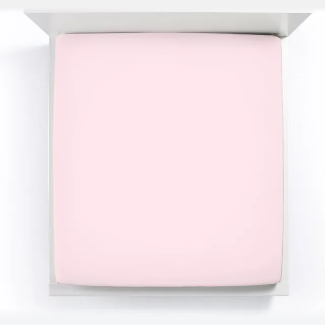 Bella Donna Jersey La Piccola Topperhoeslaken 100x190-200 cm roze-0566