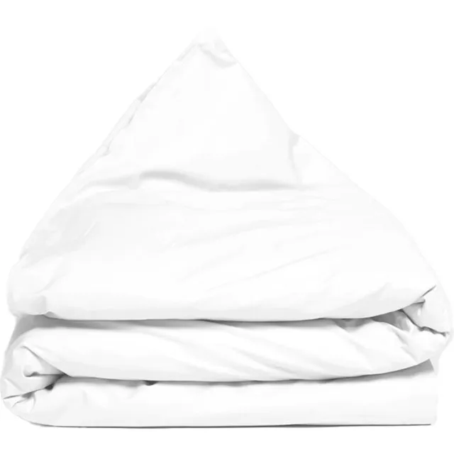 Yumeko kinderdekbedovertrek katoensatijn wit - Bio, eco & fairtrade Pure White