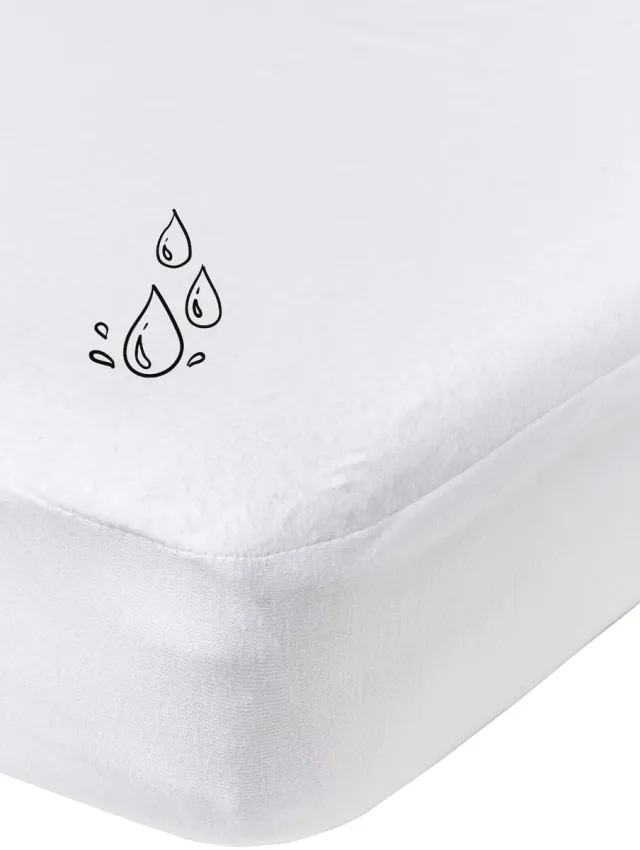 Meyco Home waterdicht hoeslaken tweepersoons - white - 140x200cm