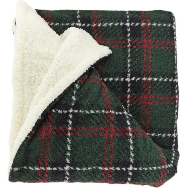 plaid Eloise donkergroen ruit