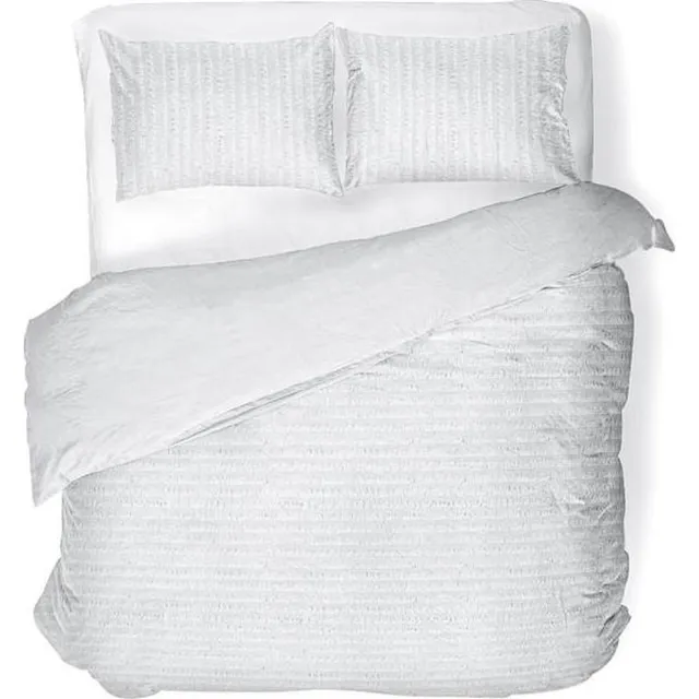 Yellow Cecilia - Dekbedovertrek - Eenpersoons - 140x200/220 cm + 1 kussensloop 60x70 cm - White