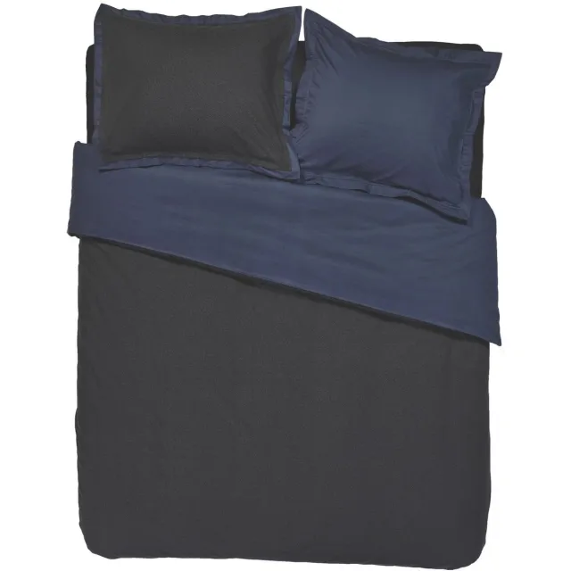 Moooi Calligraphy Bird dekbedovertrek - Lits-Jumeaux - 240x200/220 - Blauw